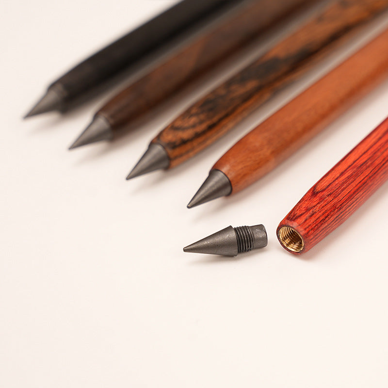 Natural Wooden Writing Pen with Replaceable Metal Tip | Handmade Solid Wood Signature Pen | Elegant Office & Gift Pen